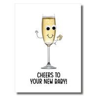 Cheers To Your New Baby Card